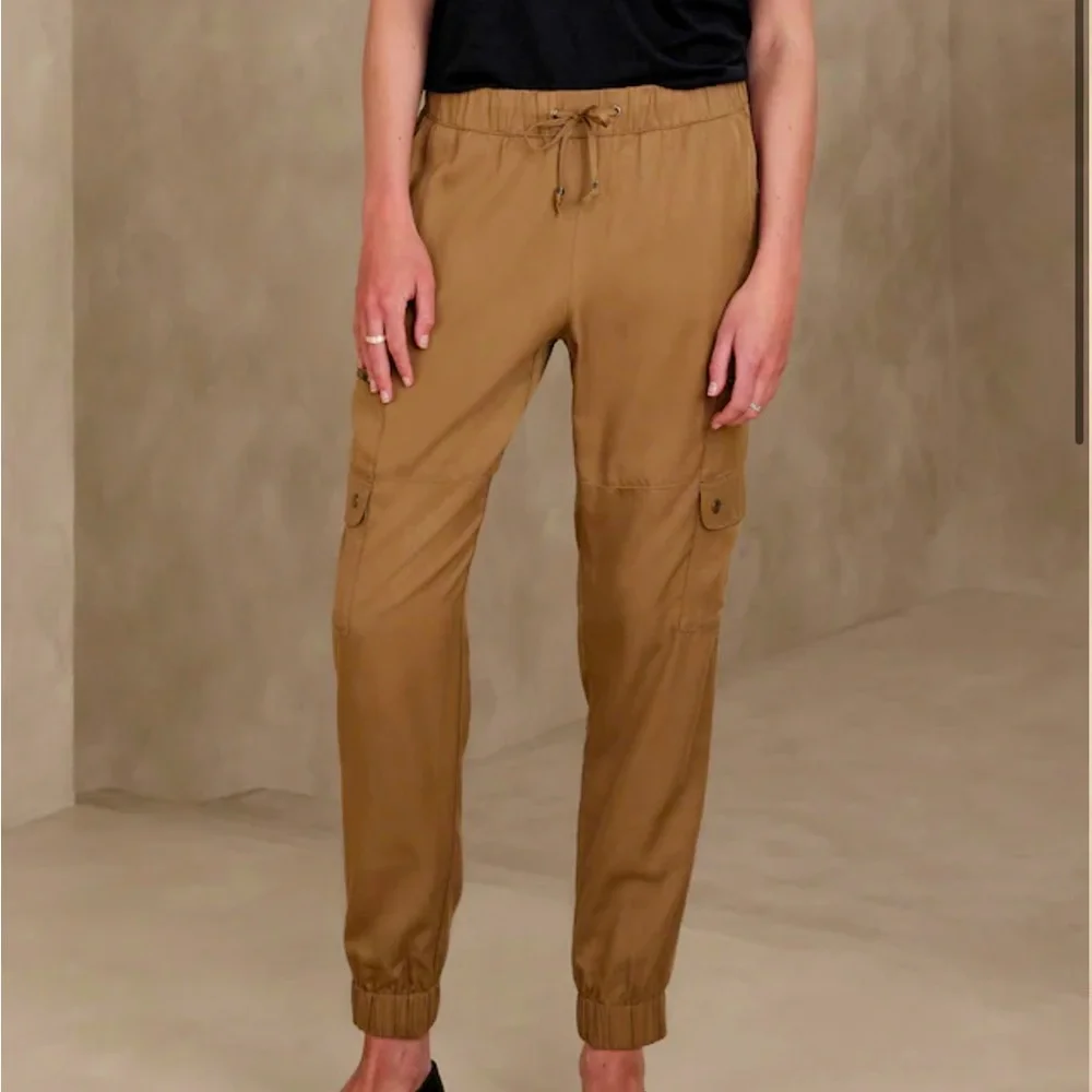Women’s Banana Republic Factory Tencel Cargo Joggers - Picture 1 of 4
